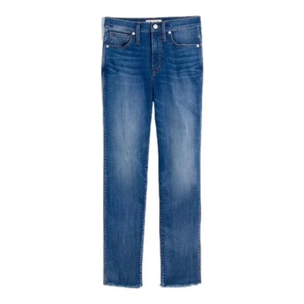 Madewell Stovepipe Jeans in Chancery Wash: Fluffy Hem